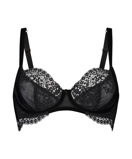 Raine non-padded underwired bra Rebecca Mir, Black