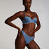 Marine Padded Underwired Bra, Blue
