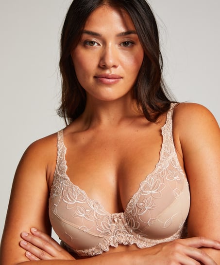 Diva Non-Padded Underwired Bra, Beige