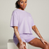Velvet Pocket shorts, Purple