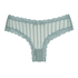 V-shaped Brazilian knickers mesh, Blue