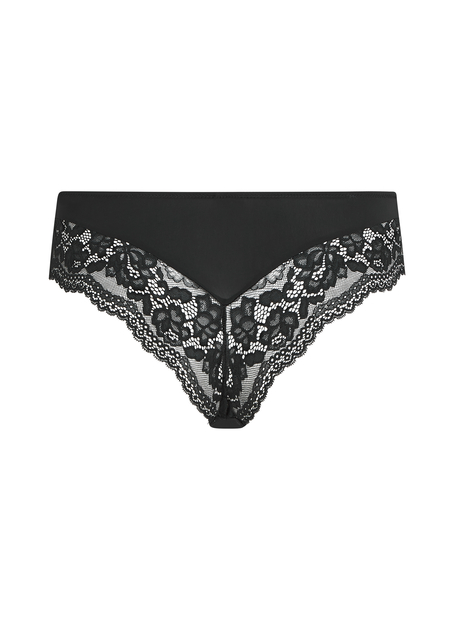 Valencia Brazilian Shorts, Black