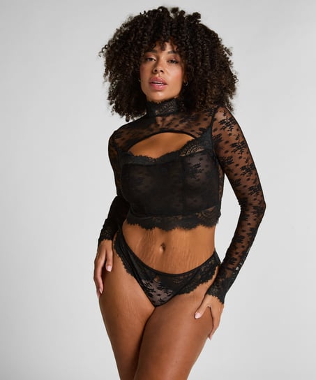 Lou  Bralette, Black