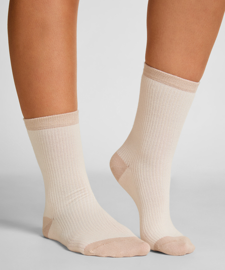 Modal Crew Socks, White