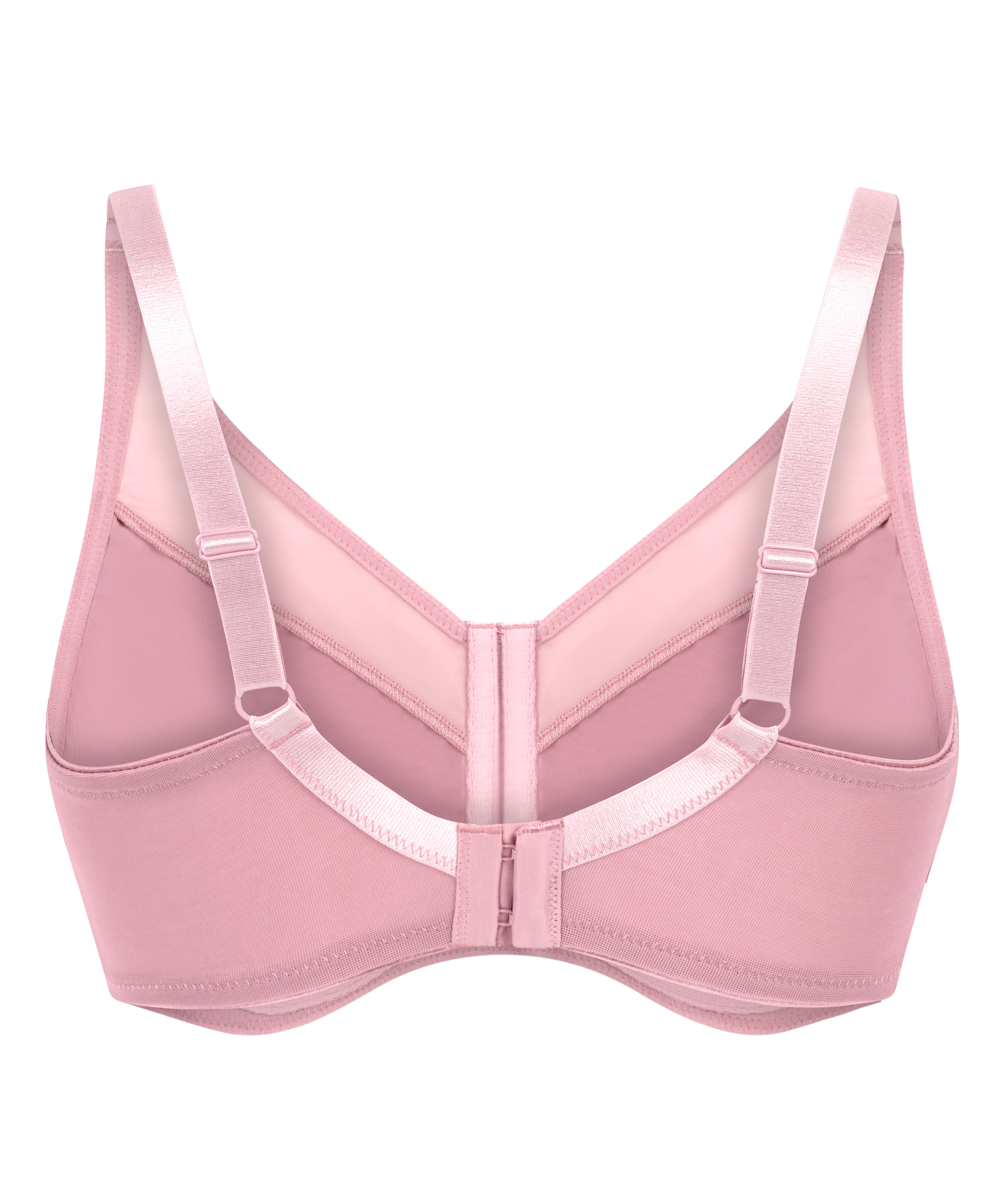 Nina Non-Padded Underwired Minimizer Bra, Pink, main