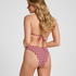 Highleg High-Waisted Bikini Bottom Amalfi, Red