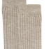 1 pair of knitted socks, Beige