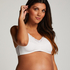 Non-Padded Nursing Bra, White