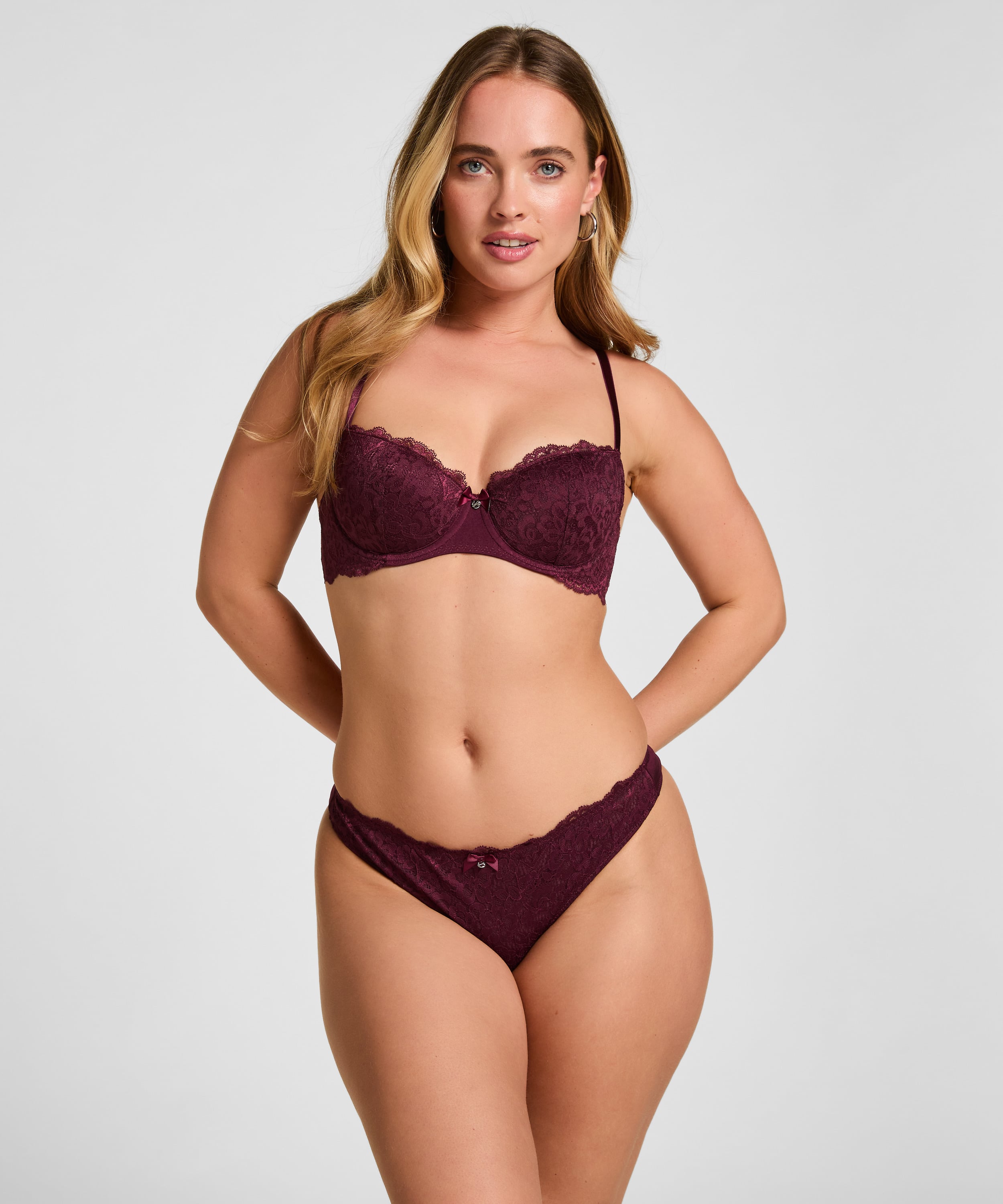 Marine Thong, Purple, main