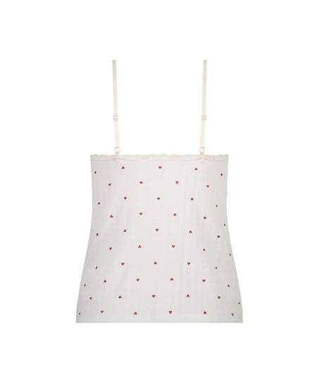 Cami lace top, White