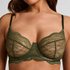 Isabelle Non-Padded Underwired Bra, Green