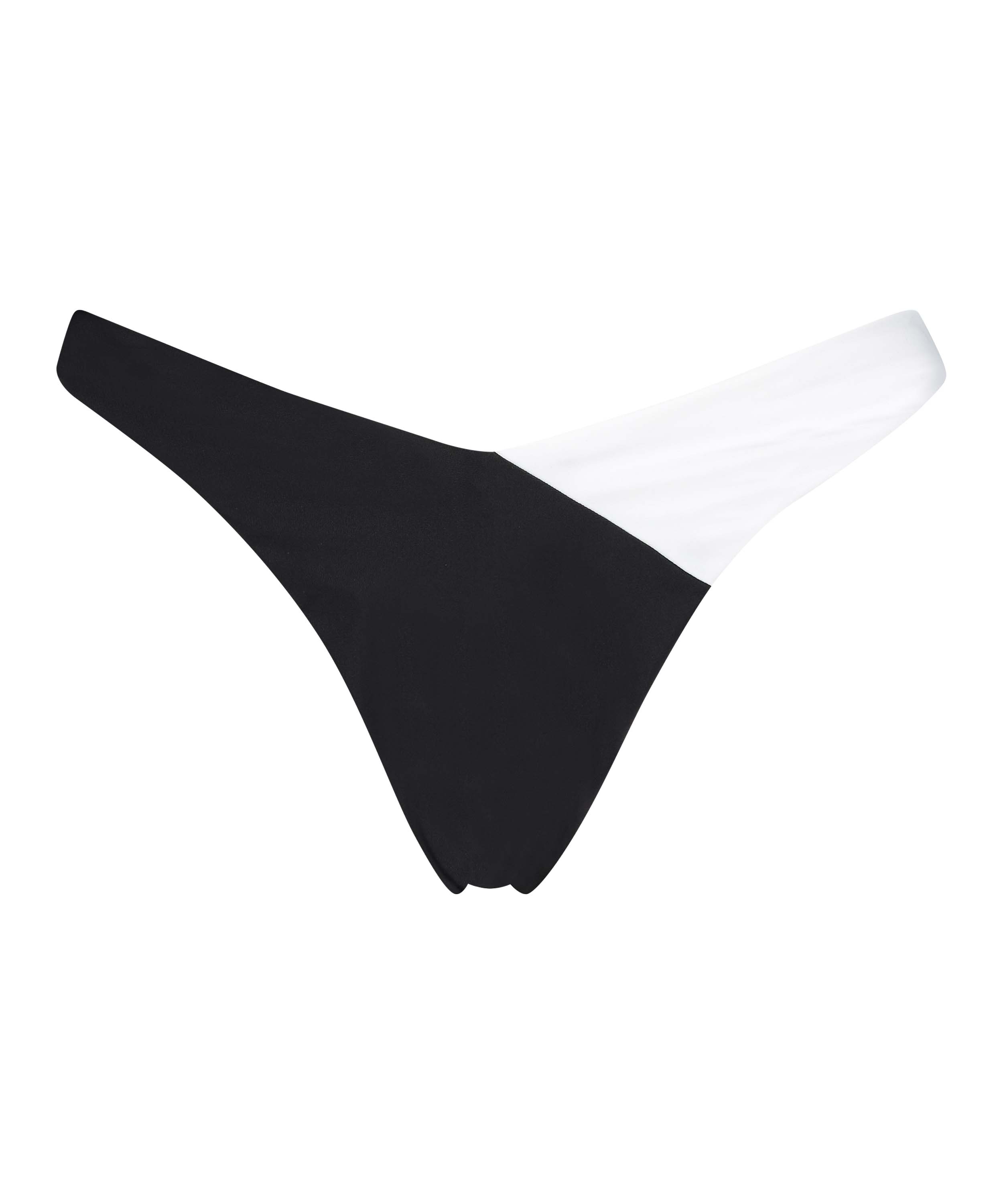 High-cut Rio bikini bottoms 2Tone HKM x NA-KD, White, main