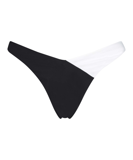 High-cut Rio bikini bottoms 2Tone HKM x NA-KD, White