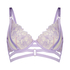 Tara Non-Padded Longline Underwired Bra, Purple