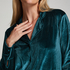 Shiny Velours Nightshirt, Blue