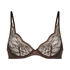 Isabelle Non-Padded Underwired Bra, Brown
