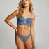 Molly Padded Underwired Strapless Bra, Blue