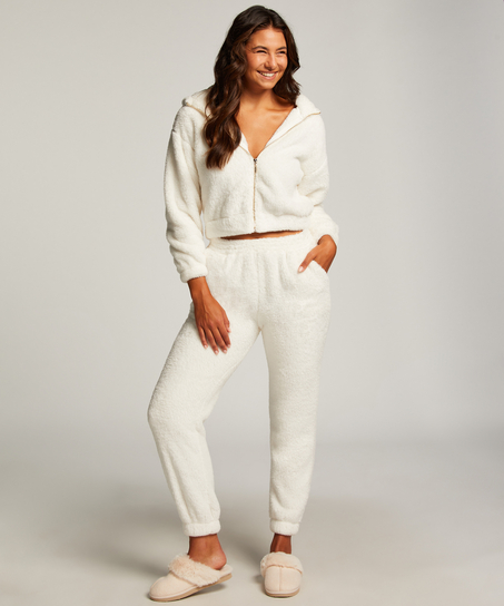 Fleece Jacket, White