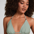 Triangle Bikini Top Luxe, Green