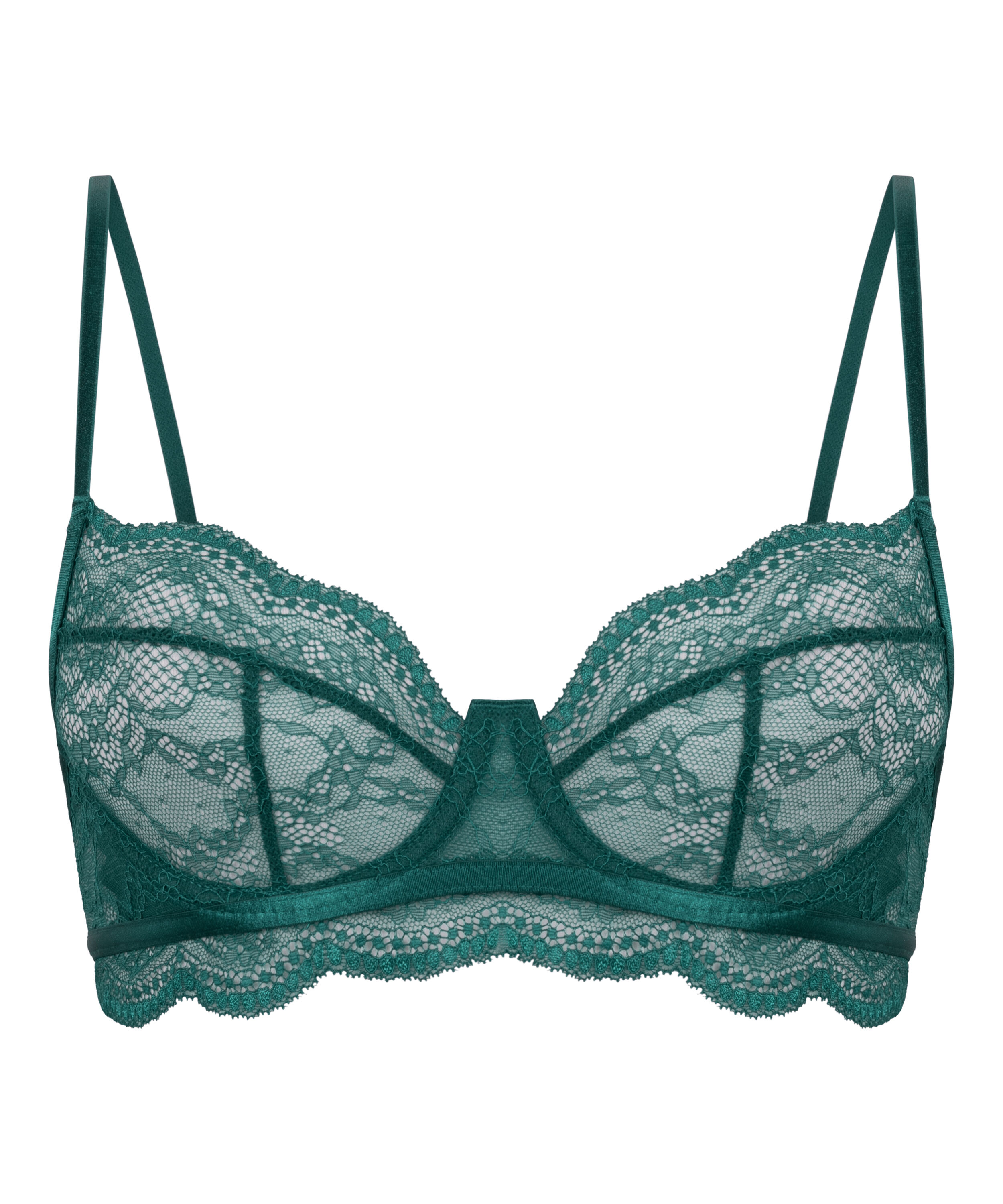 Isabelle Non-Padded Underwired Bra, Green