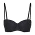 Jane Padded Strapless Underwired Bra, Black