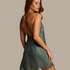Sophia Slip Dress, Green