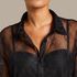 Camille Lace Top, Black