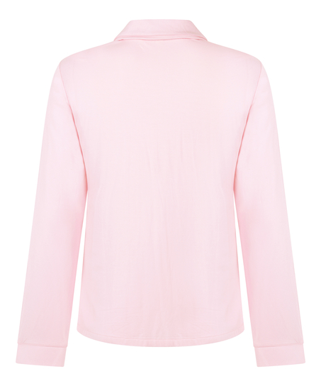 Essential Jersey Long-Sleeved Jacket, Pink