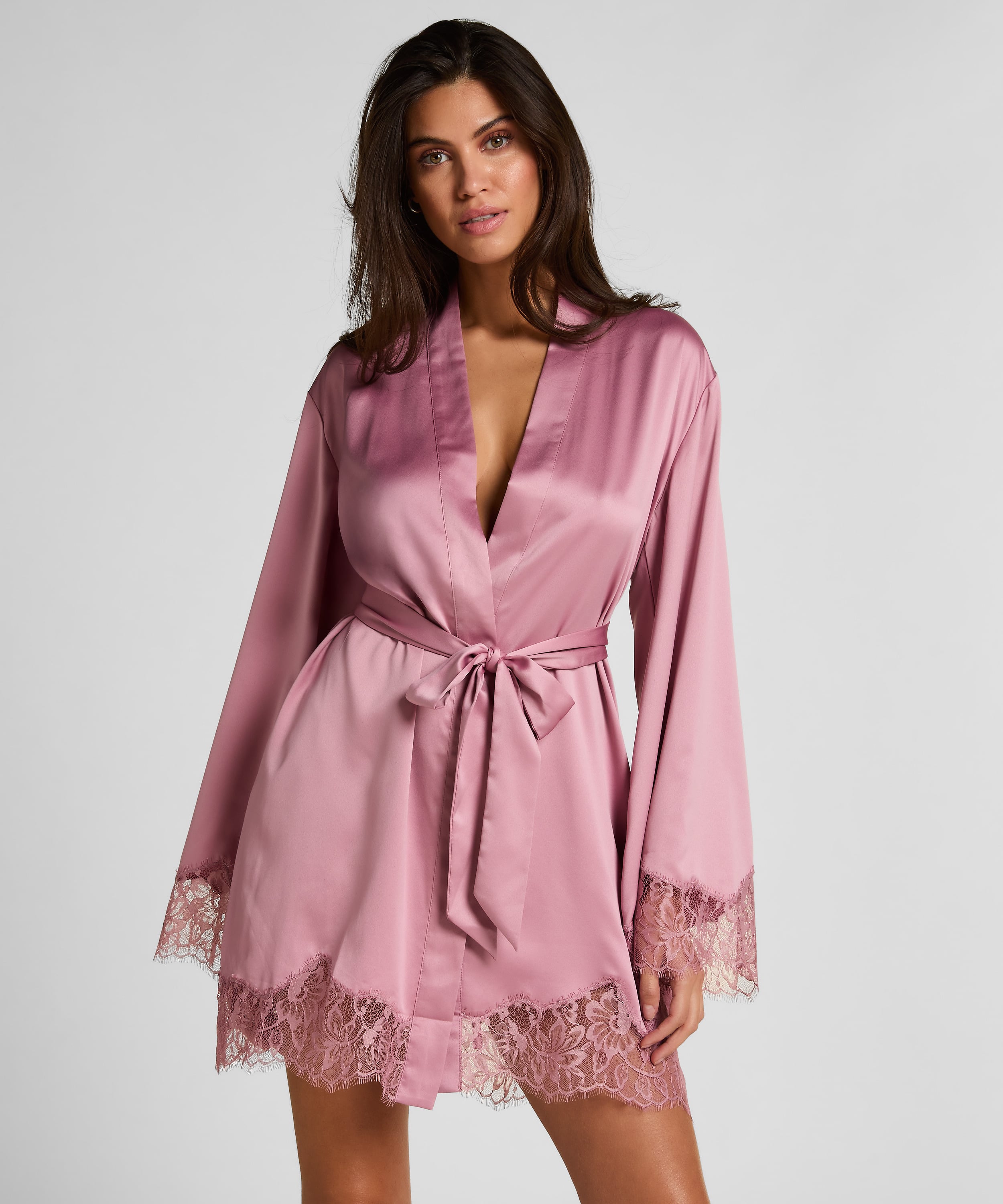 Kimono Satin Valerie, Pink, main
