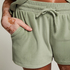 Velvet Pocket shorts, Green