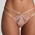 Nisha Open Crotch Brazilian, Beige