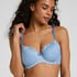 Marine Padded Underwired Bra, Blue