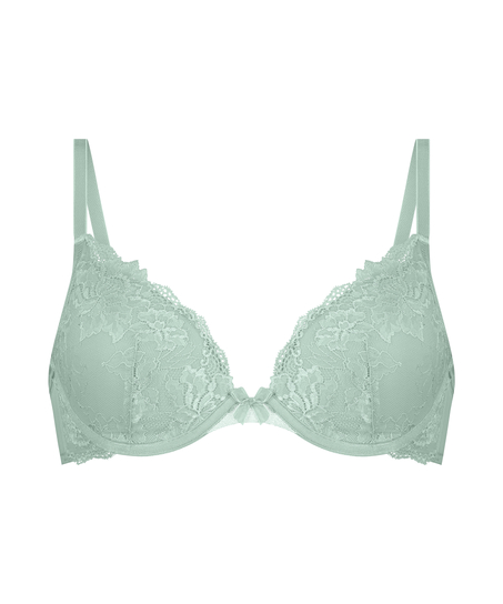 Ida Padded Underwired Bra, Green