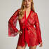 Isabelle Lace Kimono, Red