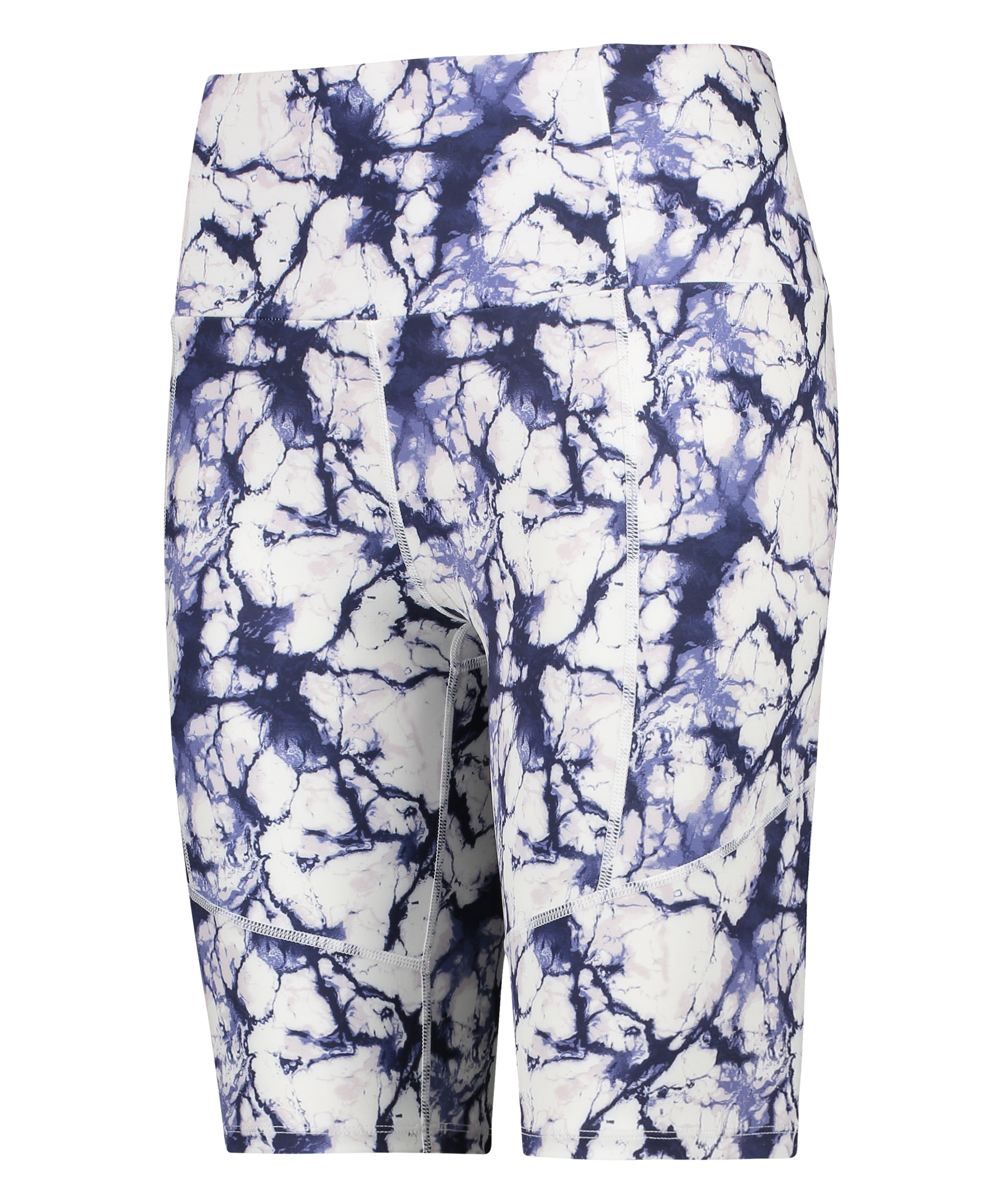 HKMX high waisted shorts, White, main