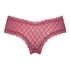 V-shaped Brazilian knickers mesh, Red