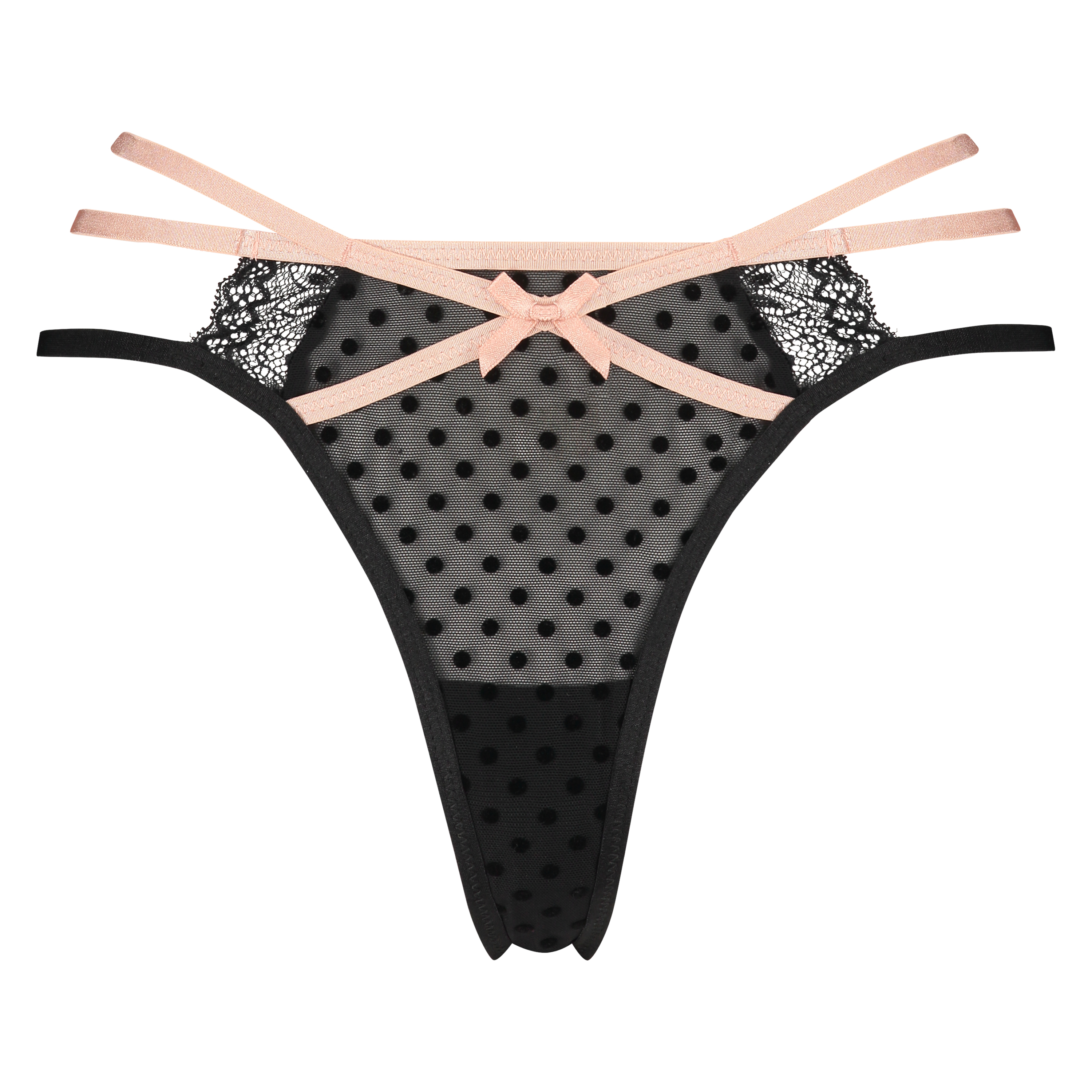 Sylvia thong, Black, main