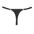 Duckie High Leg Tanga Thong, Black
