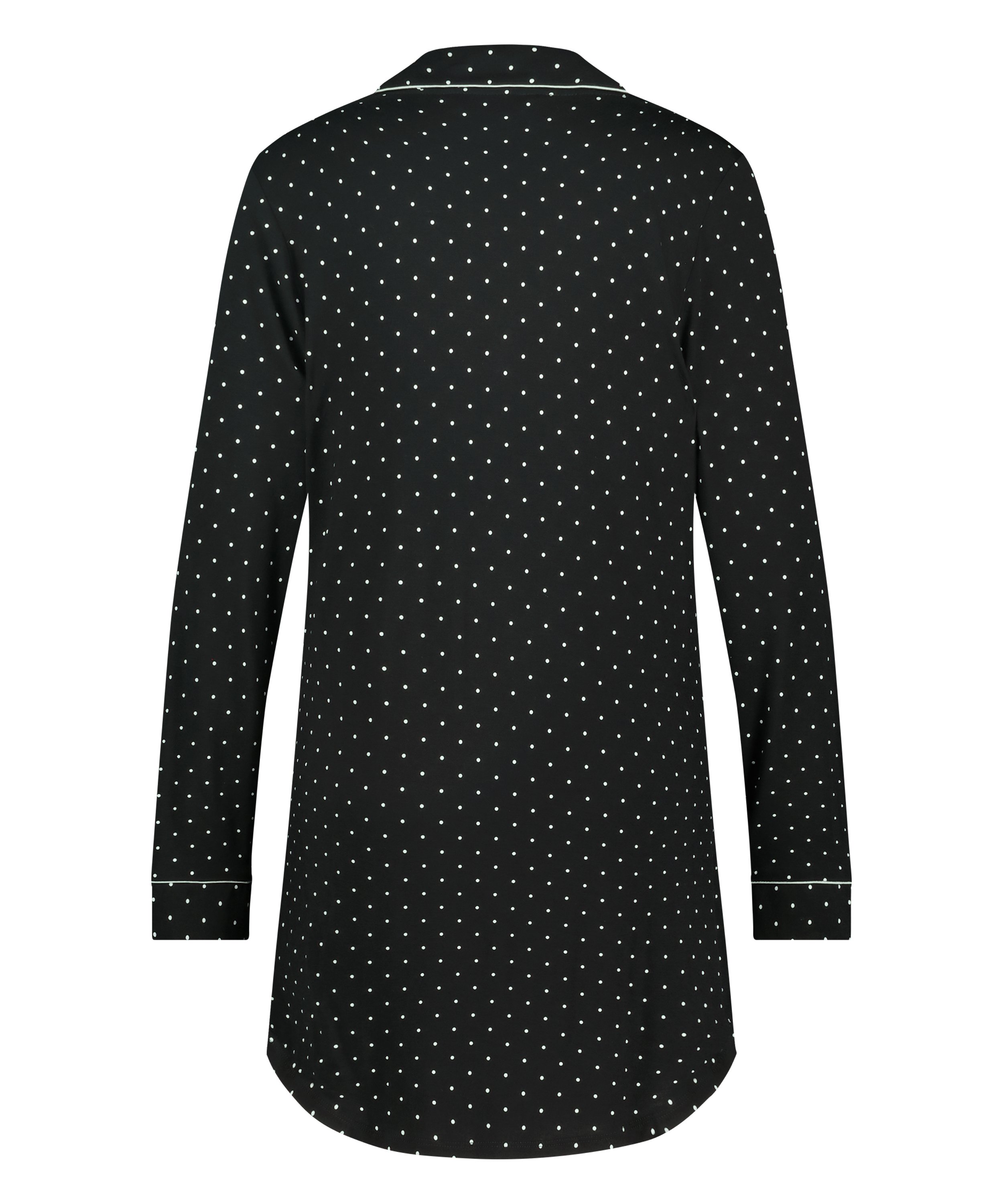 Essential Jersey Shirtdress, Black, main