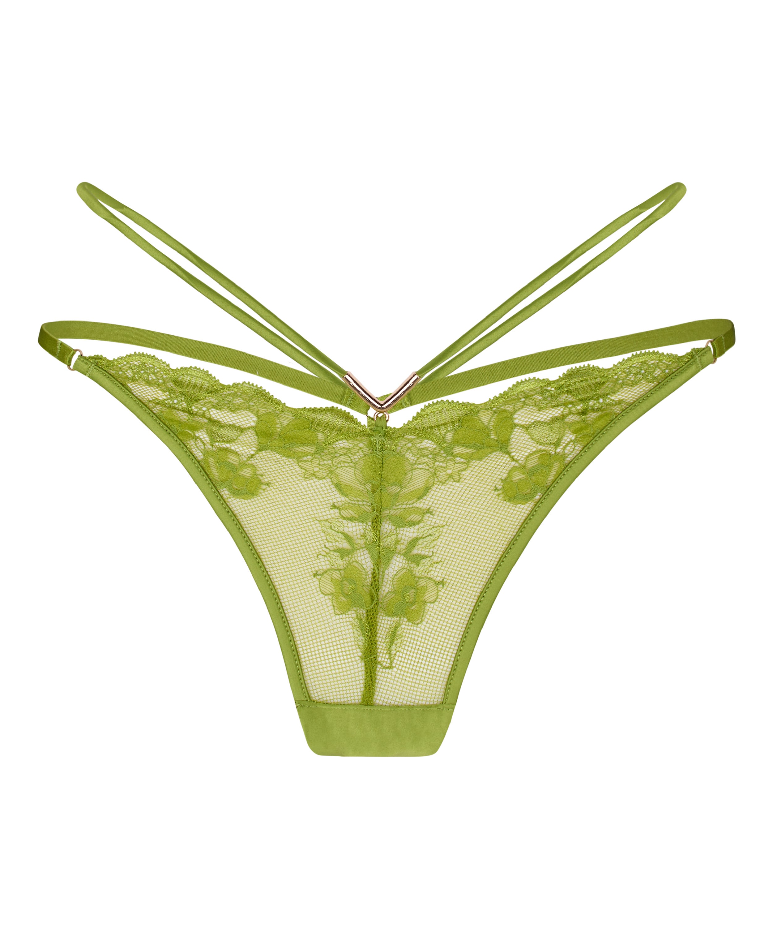 Highleg Thong Zara, Green, main
