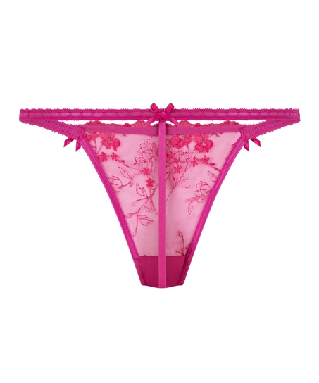 Peonie Highleg Thong, Pink