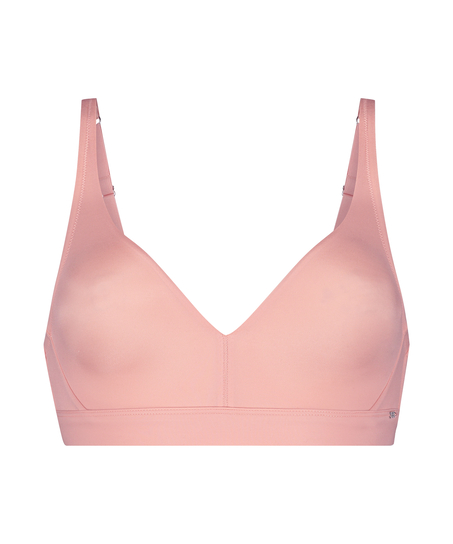 Soft non-padded non-underwired bra, Pink