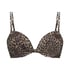 Cannes Push-Up Bikini Top, Brown