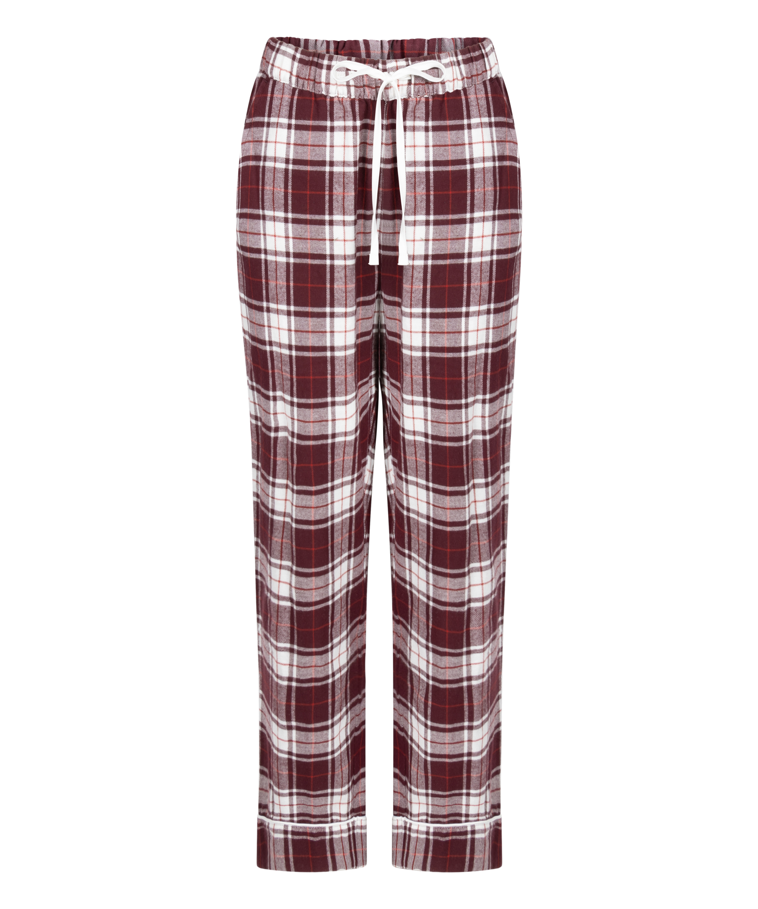Flannel Pyjama Pants, Purple, main