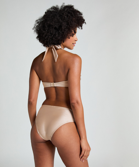 Lima Bandeau Bikini Top, Beige