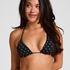 Triangle Bikini Top Bardolino, Black