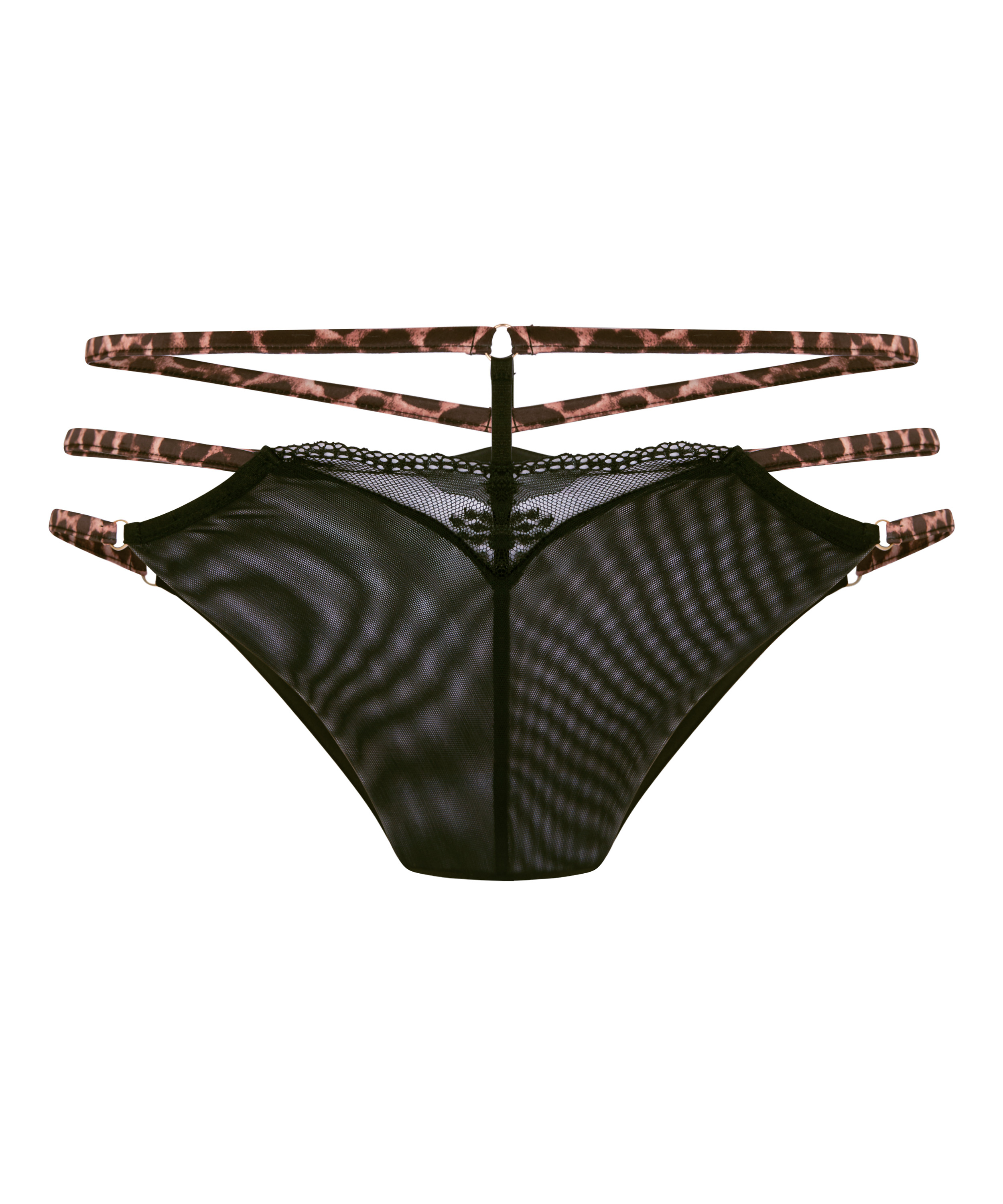 Open Crotch Brazilian Tasha, Black, main