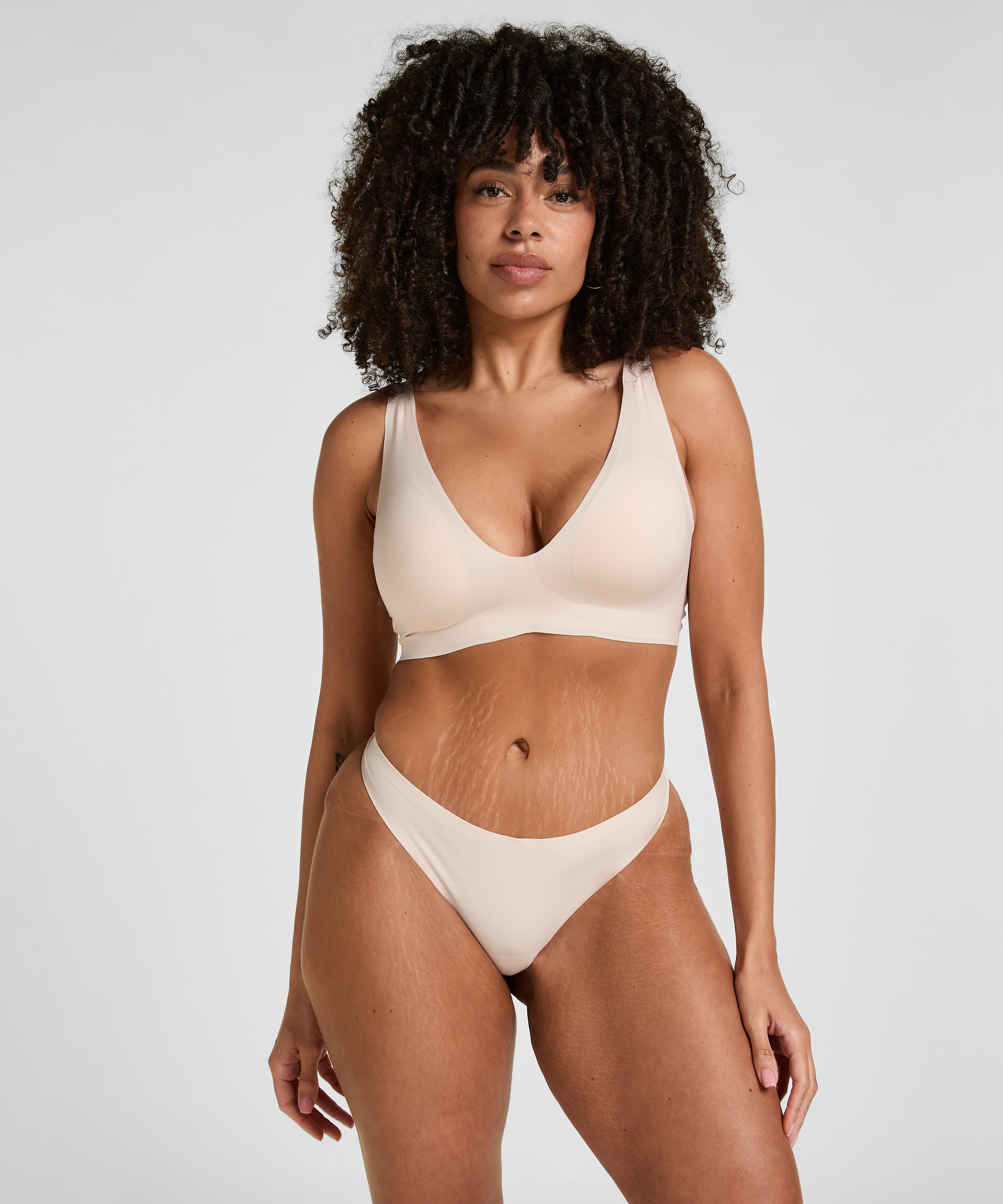 Super Comfort Thong, Beige, main