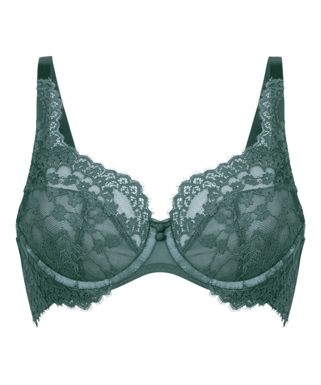 Daisy Non-Padded Underwired Bra, Blue