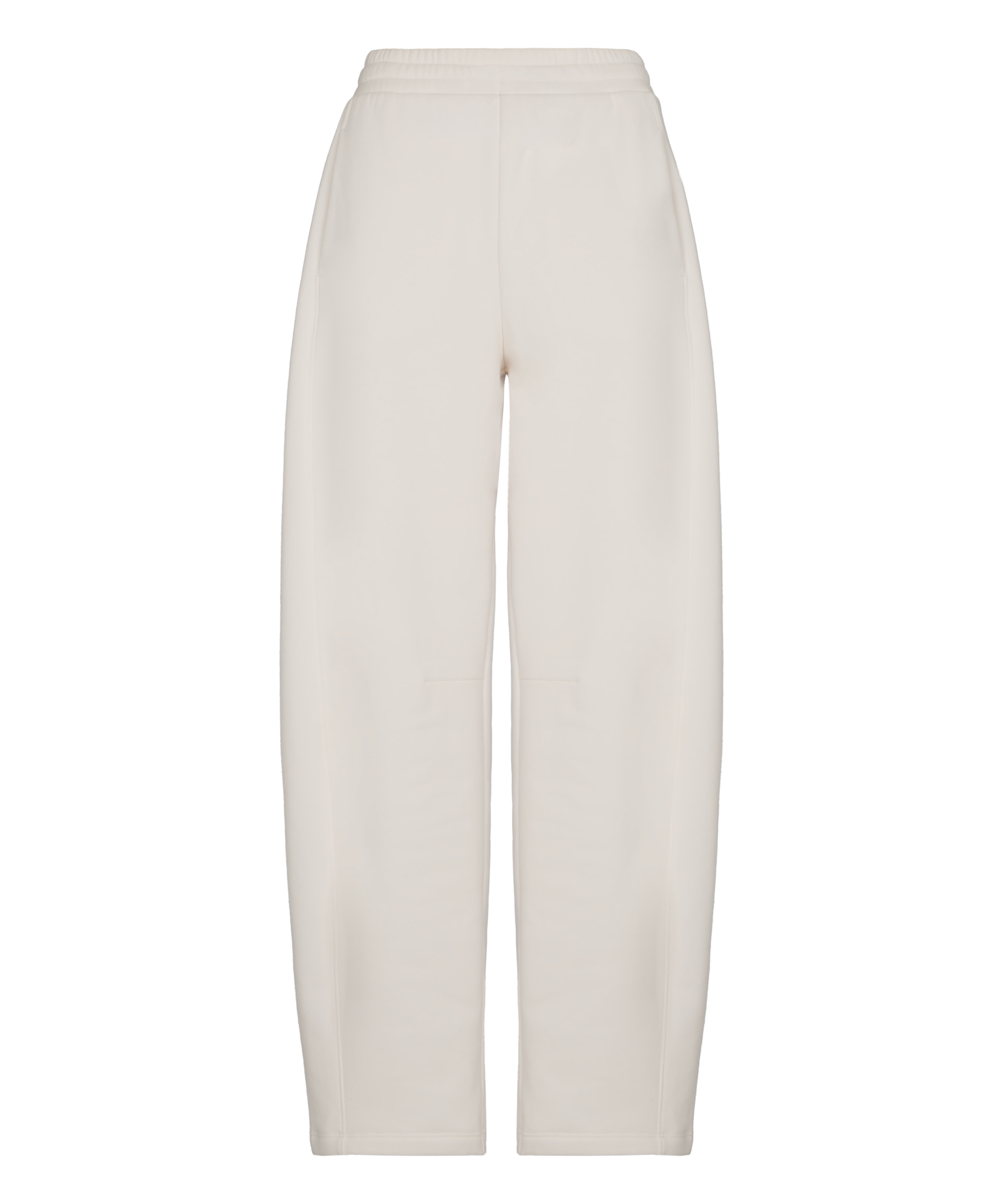 Pants Barrel Brushed Sweat, White, main